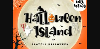 Halloween Island Font Poster 1