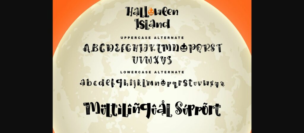 Halloween Island Font Poster 10