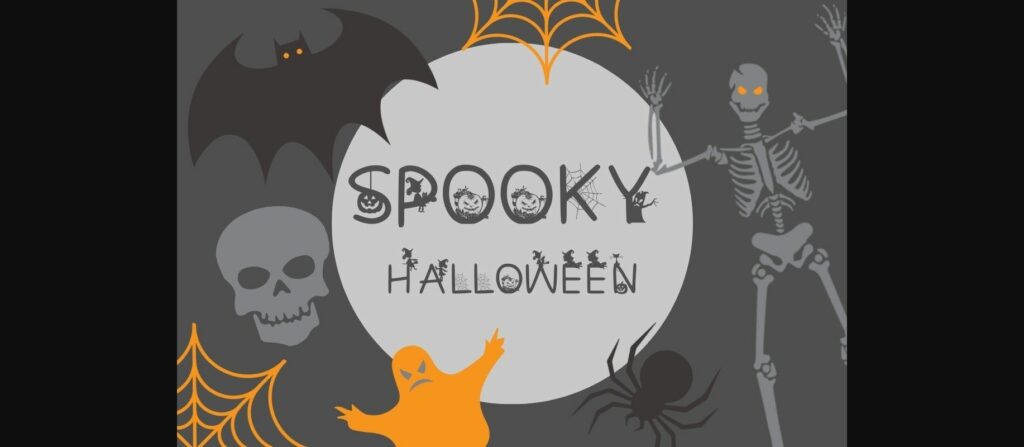 Halloween Night Font Poster 7