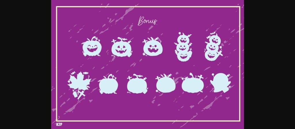 Halloween Pumpkin Font Poster 8