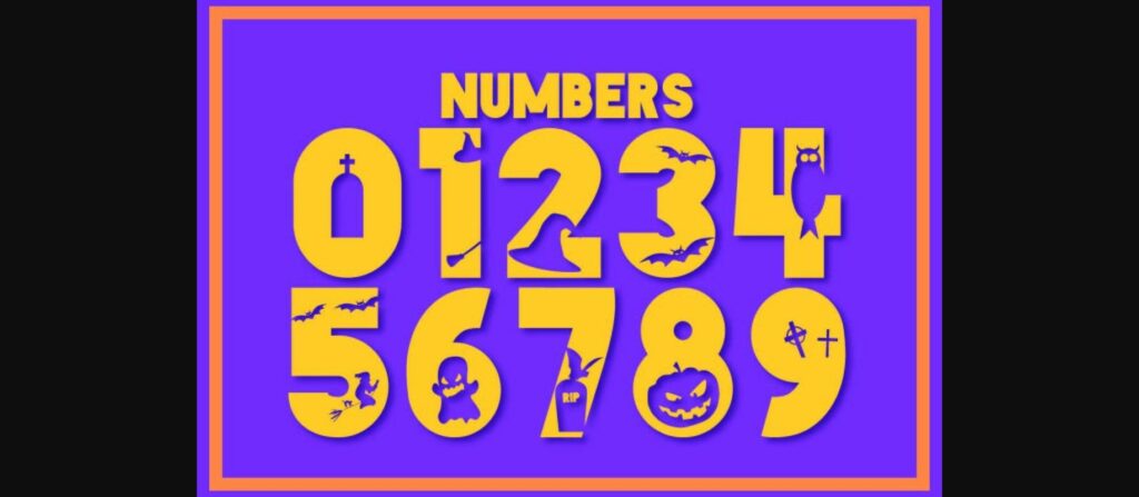 Halloween Spooky Font Poster 5