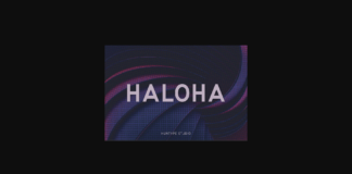 Haloha Font Poster 1