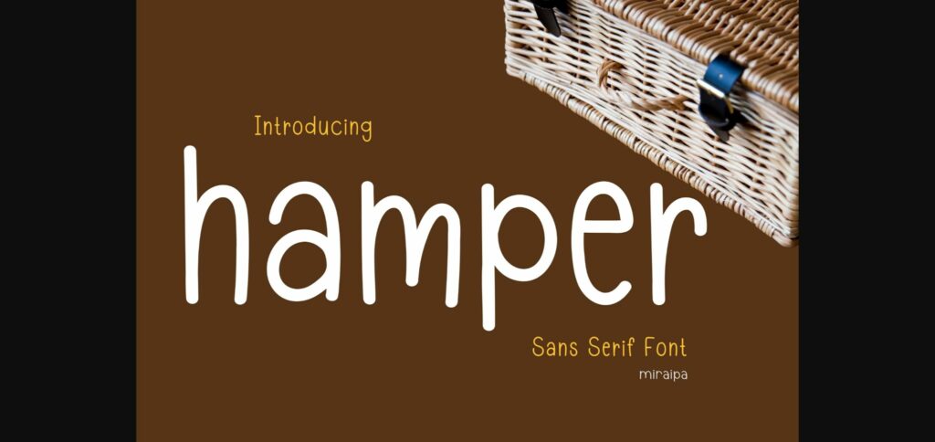 Hamper Font Poster 3