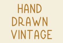 Hand Drawn Vintage Font