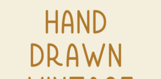 Hand Drawn Vintage Font