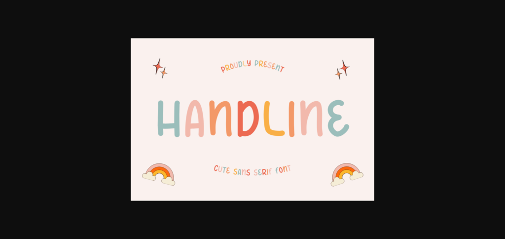 Handline Font Poster 3