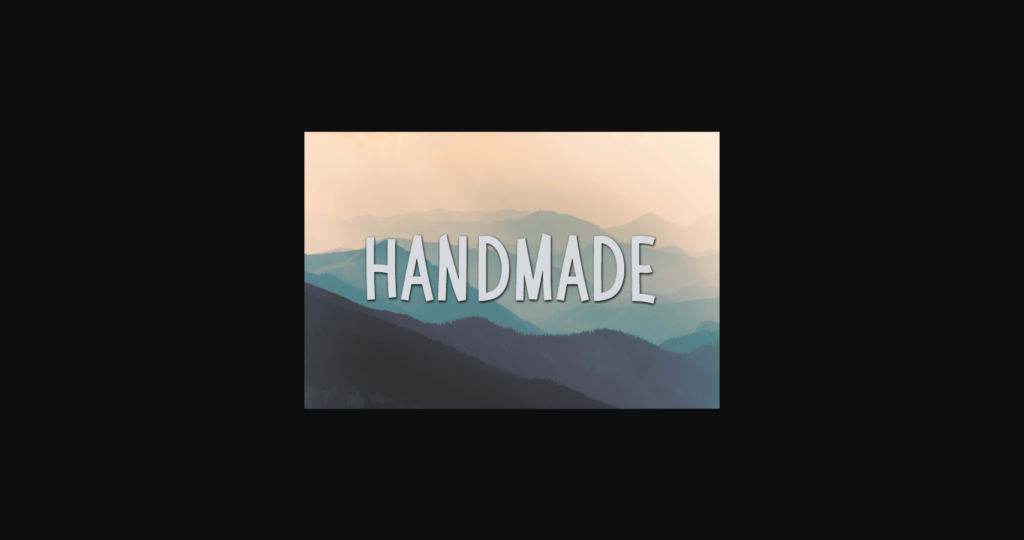 Handmade Font Poster 1