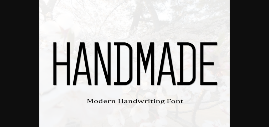 Handmade Font Poster 3