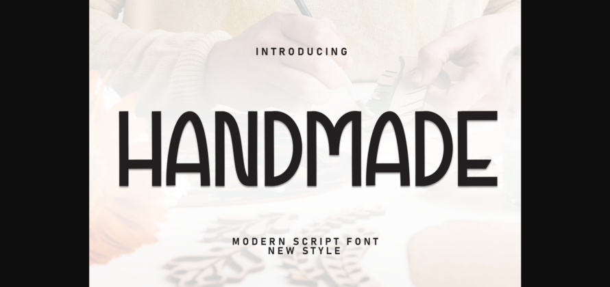 Handmade Font Poster 1