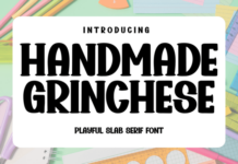 Handmade Grinchese Font