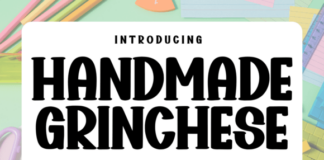 Handmade Grinchese Font