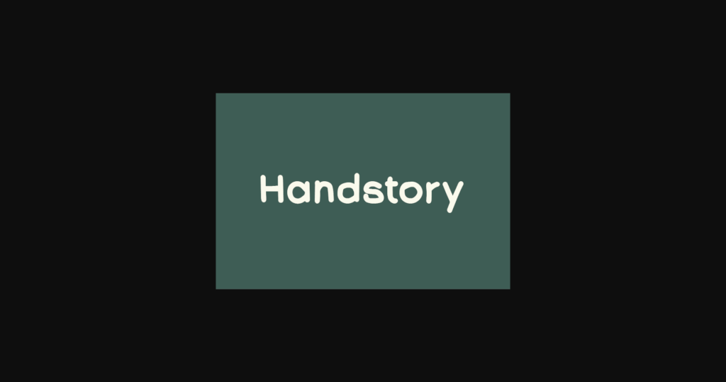 Handstory Font Poster 3