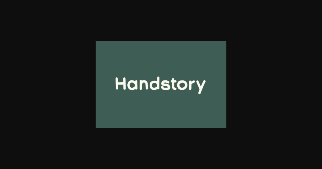 Handstory Font Poster 1