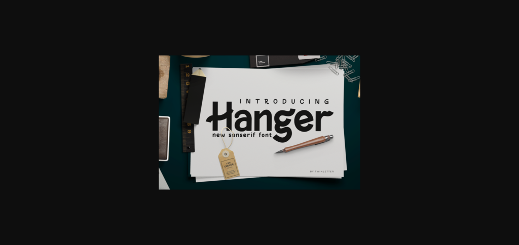 Hanger Font Poster 1