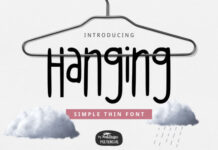 Hanging Font