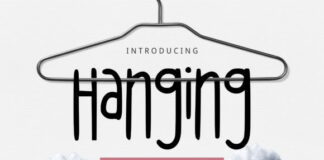 Hanging Font