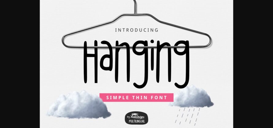 Hanging Font Poster 1