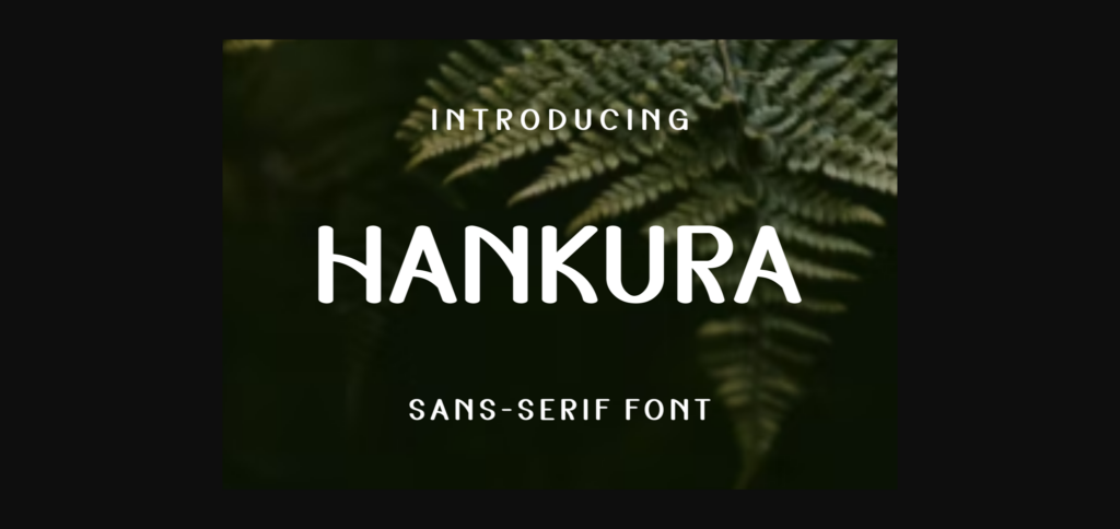 Hankura Font Poster 1