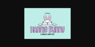 Hannie Bunny Font Poster 1