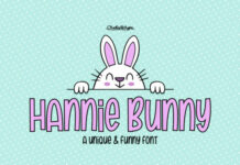 Hannie Bunny Fonts