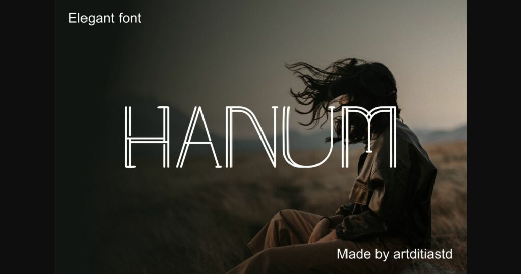 Hanum Font Poster 3