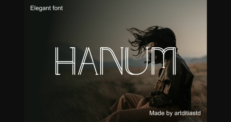 Hanum Font Poster 1