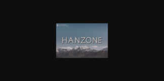 Hanzone Font Poster 1