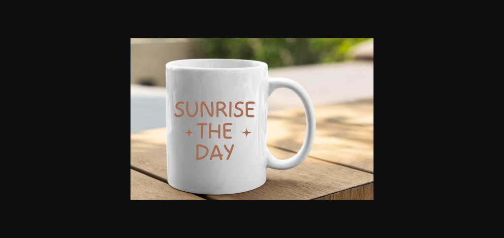 Happiest Sunrise Font Poster 5