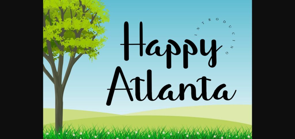 Happy Atlanta Font Poster 3