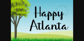 Happy Atlanta Font Poster 1