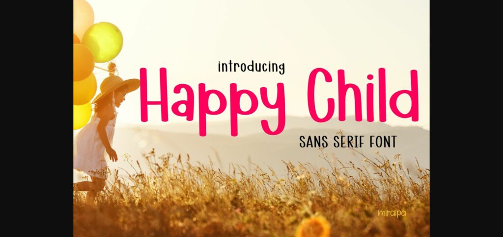 Happy Child Font Poster 1