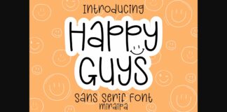 Happy Guys Font Poster 1