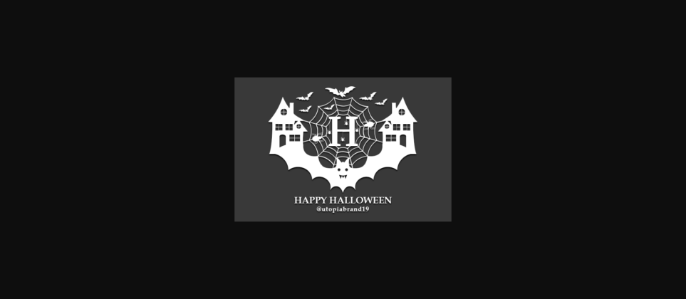 Happy Halloween Font Poster 3