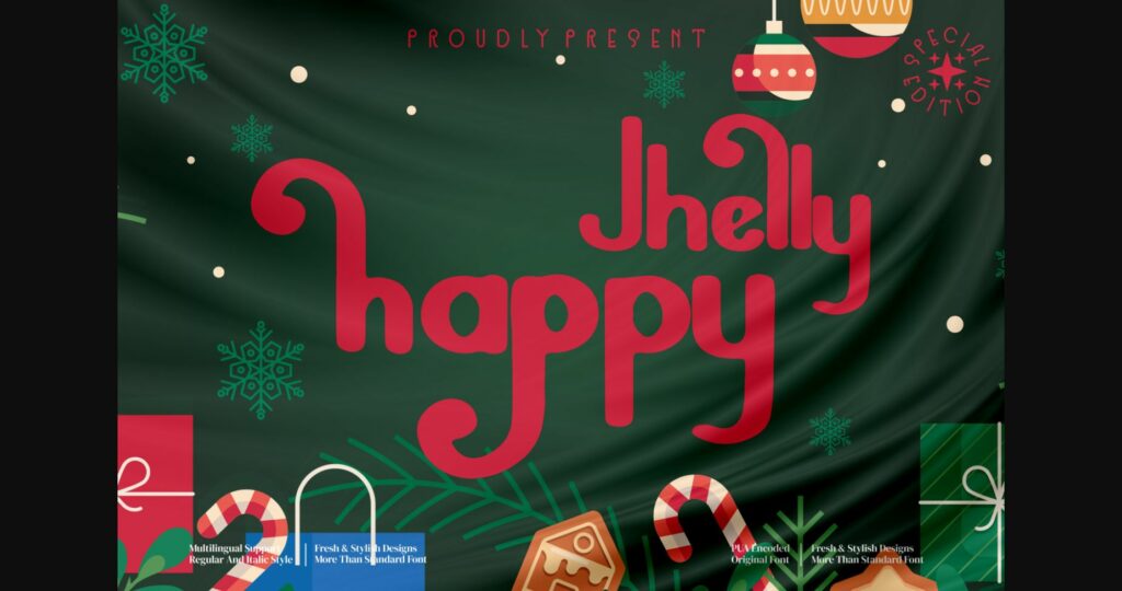 Happy Jhelly Font Poster 1