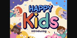 Happy Kids Font Poster 1