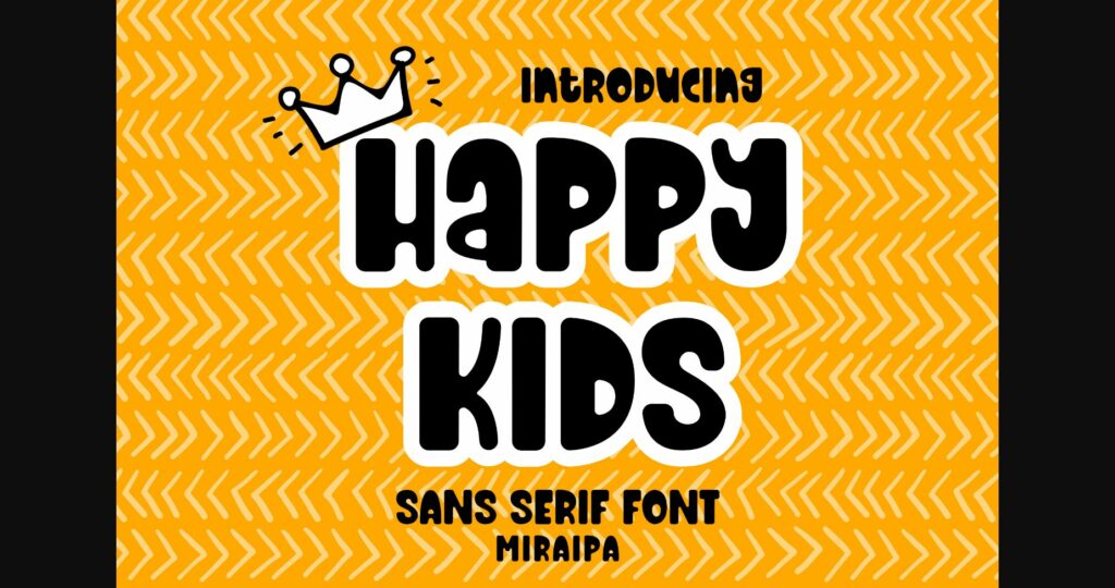 Happy Kids Font Poster 1