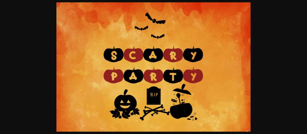 Happy Pumpkins Font Poster 5