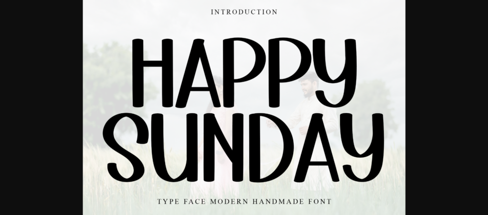 Happy Sunday Font Poster 1