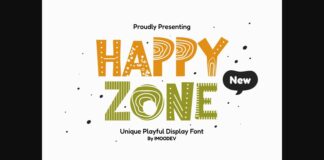 Happy Zone Font Poster 1