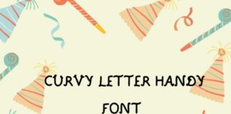 Curvy Letter Handy Fonts