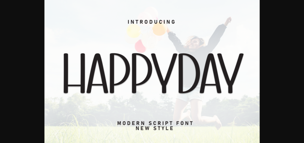 Happyday Font Poster 1