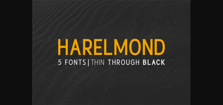 Harelmond Font Poster 3