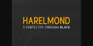 Harelmond Font Poster 1