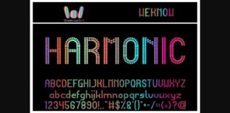 Harmonic Font Poster 1