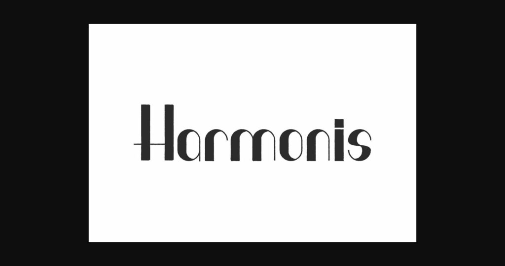 Harmonis Font Poster 3