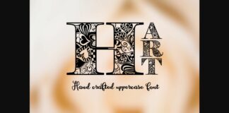 Hart Font Poster 1