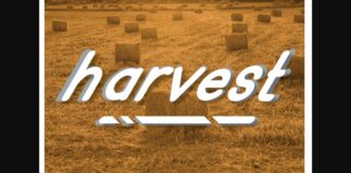 Harvest Font Poster 1