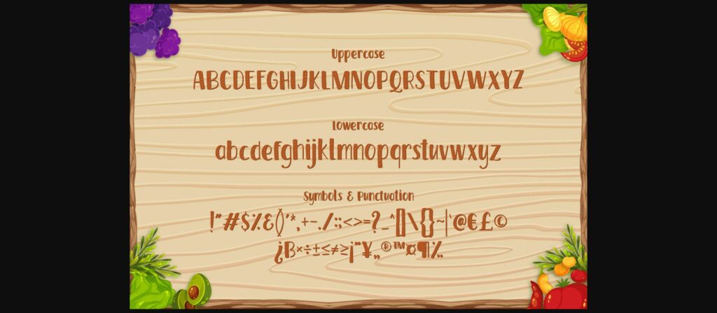 Harvest Time Font Poster 2