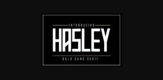 Hasley Font Poster 1