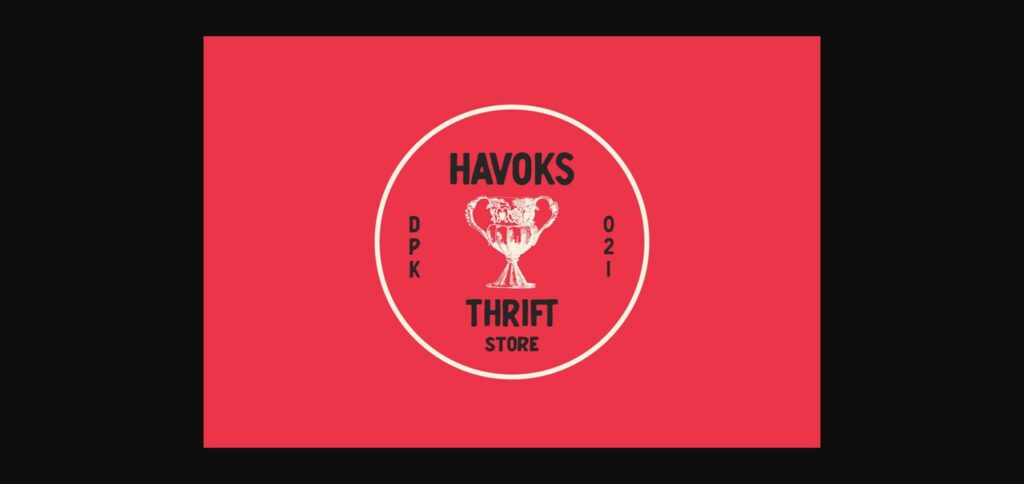 Havoks Font Poster 9